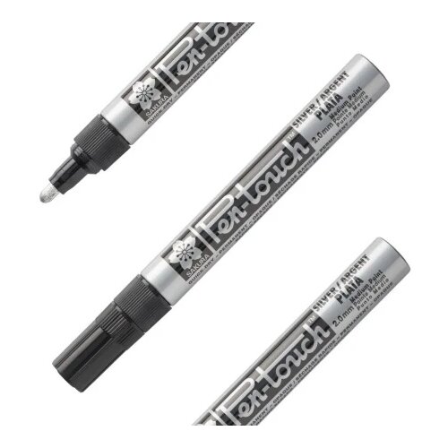 Royal Talens pen touch uljani marker medium silver 2.0mm ( 672509 ) Slike