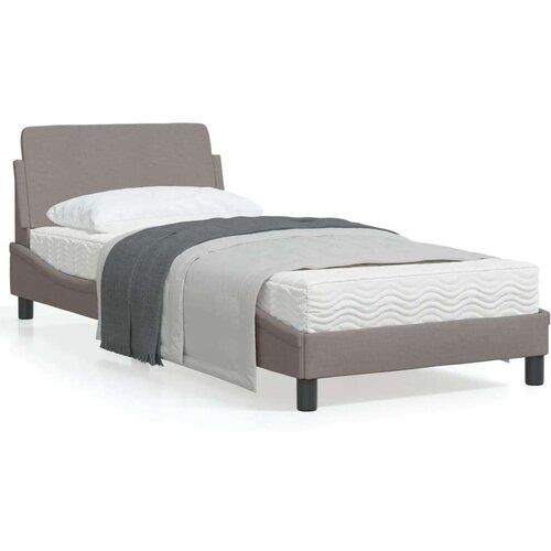  Okvir za krevet s uzglavljem smeđesivi 80x200 cm od tkanine Cijene