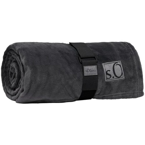 s.Oliver DEKORATIVNA ODEJA 150/200 cm antracit Cene