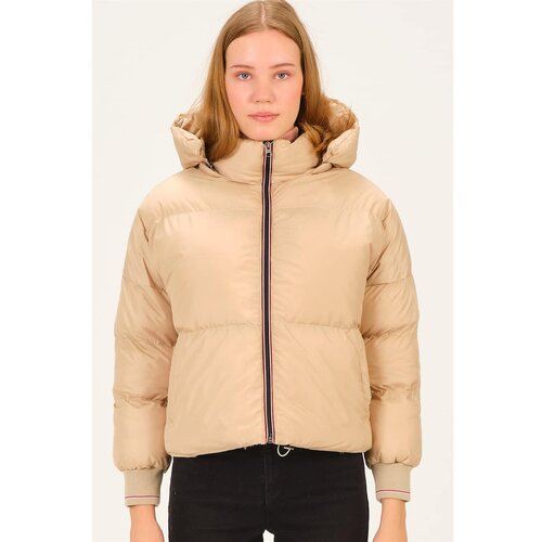 Dewberry Z6650 LADIES BOTTLE COAT-LIGHT BEIGE Cijene
