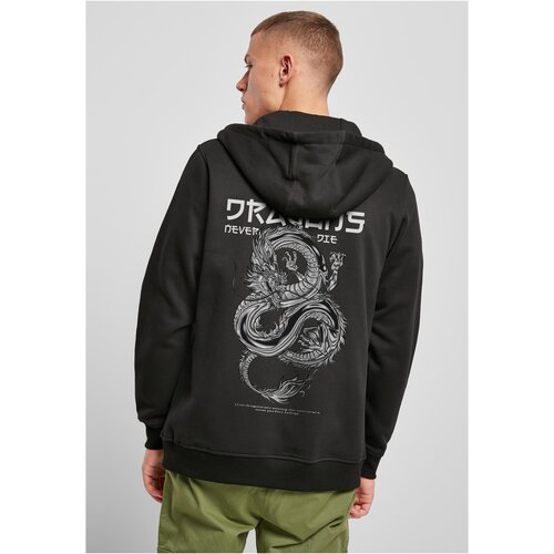 Mister Tee Men&amp;#039;s sweatshirt Dragons Never Die Heavy Zip Hoody black Slike