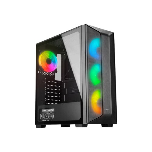  Kuci&scaron;te gaming RAMPAGE HYDRA V2 BLACK Tempered Glass Type-C+USB3.0 4*ARGB Infinity Fan+Hub E-ATX Exclusive Gaming Cijene