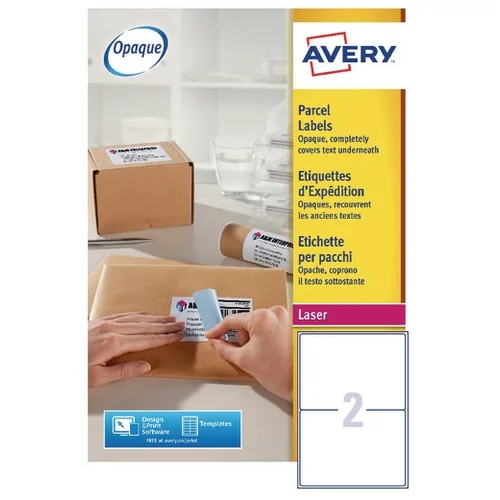 Avery Zweckform Neprosojne etikete za pakete 199,6 x 143,5 mm