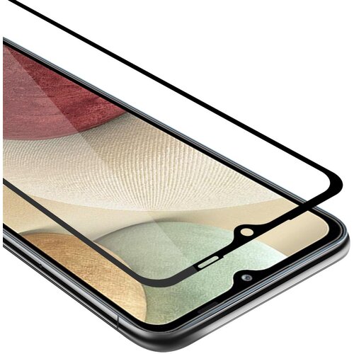 Cadorabo Zaščitna folija za celoten zaslon, združljiva z Samsung Galaxy A12 / M12 - Zaščitna folija za transparentna s črno barvo - Zaščitno steklo s kaljenim zaslonom s trdoto 9H in 3D doti, (20564815) Cene