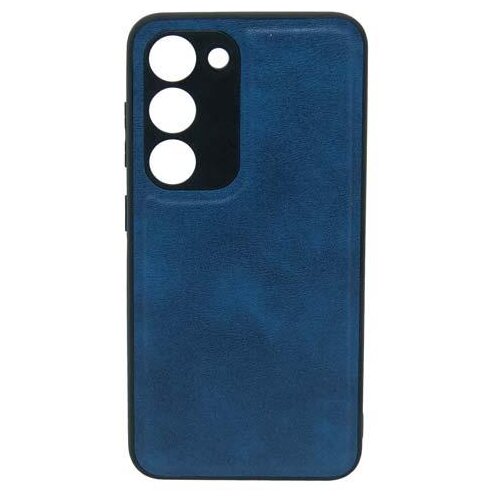  Maska za telefon LEATHER CASE za Samsung S23, Teget Cene
