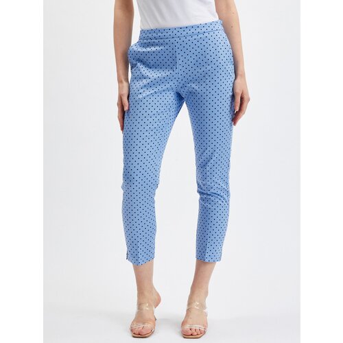 Orsay Ženske pantalone 360017575000, Wide leg, Indigo Cene