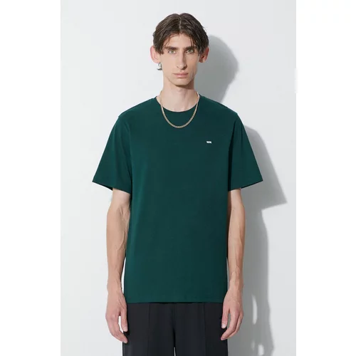 Wood Wood Bombažna kratka majica Essential sami classic t-shirt zelena barva, 20005711.2491