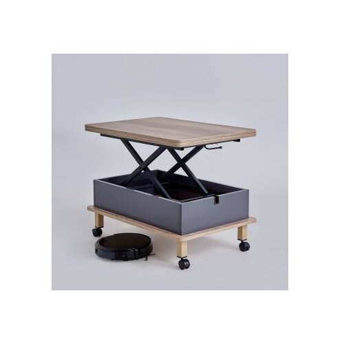 Hanah home Stol za dnevni boravak Dy Adt 90x40x60 cm, Antracit Slike