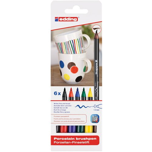 Marker brushpen za porculan-keramiku 4200/6 edding family cool blister Cijene