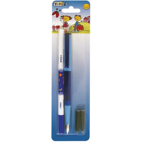 Nalivpero &amp;scaron;kolsko space plus 2patrone plus brisač tinte viva blister Slike