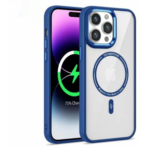 Electro magsafe maska za iPhone 14 pro max blue Slike