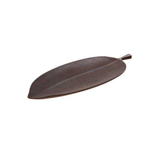  OVAL LIST 84*25CM MELAMIN MARRONE T8350 Slike