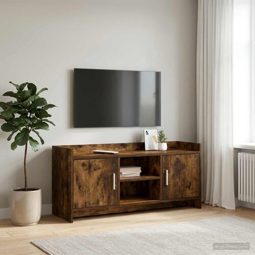 TV ormar 102 x 33 x 47 cm Dimljeni hrast Konstruirano drvo Cene