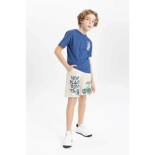 Defacto Boy Regular Fit Printed Shorts
