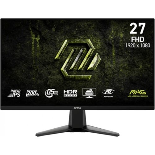 MSI MAG 275QF gaming monitor, 27" Full HD Rapid IPS 200Hz, 0.5ms, Adaptive-Sync, HDMI, DisplayPort Cijene