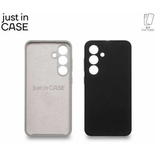 Just In Case 2u1 extra case mix plus paket maski za telefon samsung S24 crni Slike