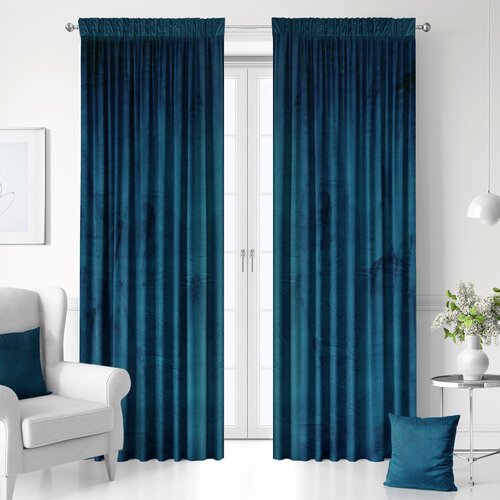  Zavjese u setu Holland Velvet Navy (2 kom) 140x250 Slike