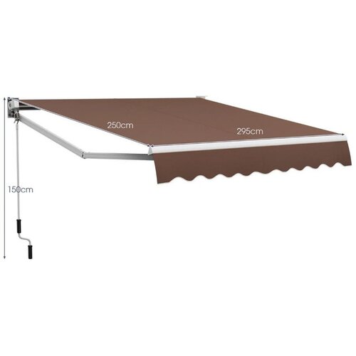Balkonska tenda 300x250cm Montelux - braon Cene