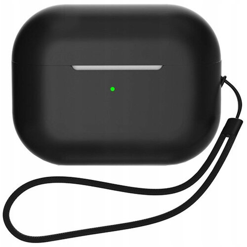 HURTEL SILIKONSKI OVITEK ZA AIRPODS 3 + ZAPESTNI PAS, ČRN, (22006447) Cene