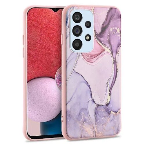 Onasi silikonski ovitek Marmor za Samsung Galaxy A33 5G A336 - roza Cene