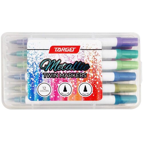 Target flomasteri art metallic twin 12/1 28270 Slike