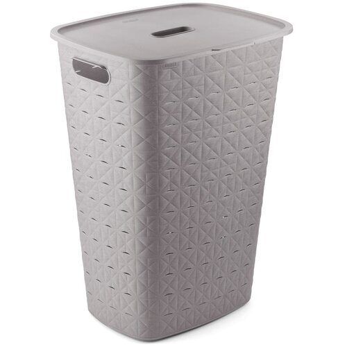 Curver Svjetlo smeđa plastična ko&scaron;ara za rublje 56 l Softex &ndash; Cijene