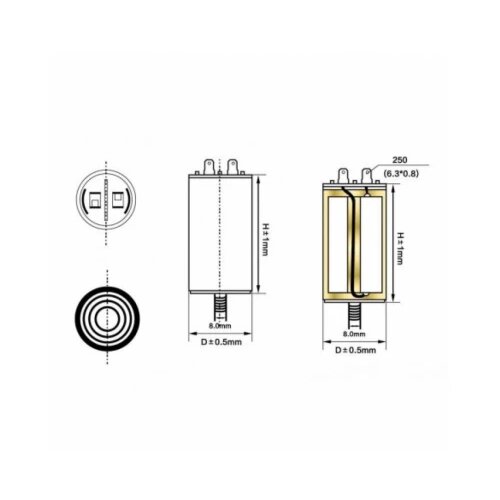  KONDEZATOR 60MF GMC 4PIN 450V/50HZ Cene