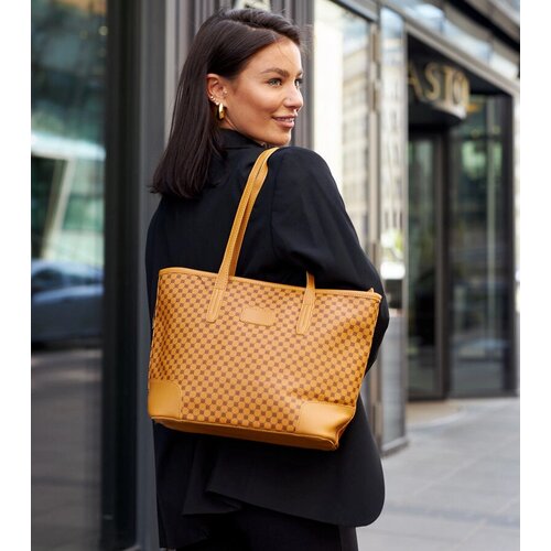 Gemre Bronze Patterned Shoulder Bag Kesiran Cene