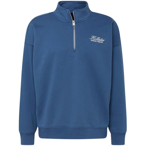Hollister Sweater majica 'APAC EXCLUSIVE' golublje plava / bijela