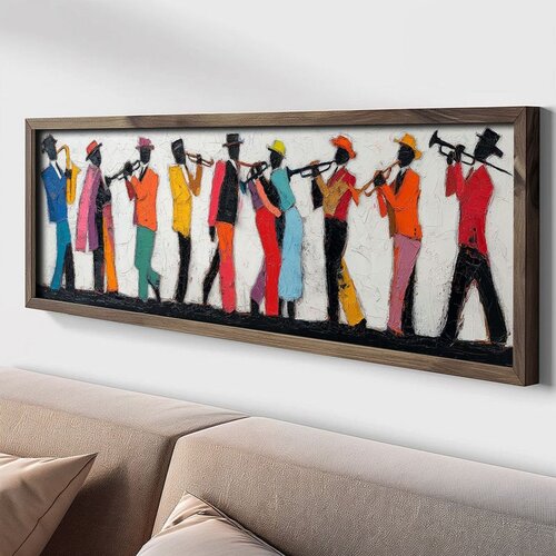 WALLXPERT LAC171-120 Multicolor Decorative Framed MDF Painting Cene