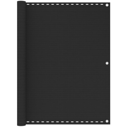 Balkonski zastor antracit 120 x 400 cm HDPE Cene