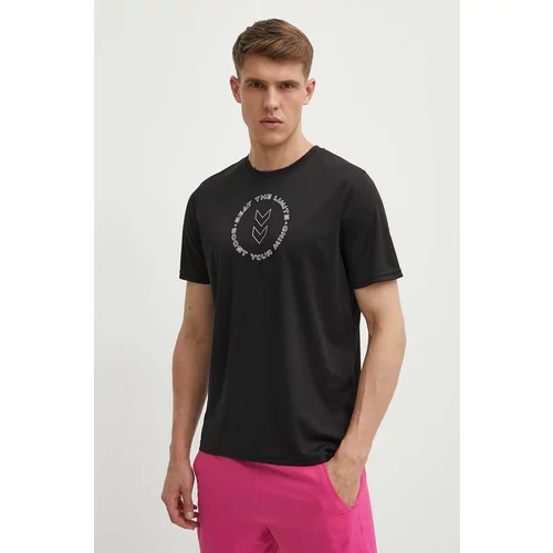 Hummel Kratka majica za vadbo Boost črna barva, 223838