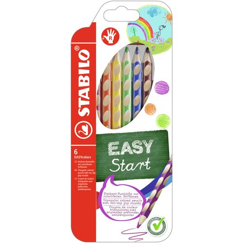 Stabilo Drvene bojice za desnoruke Easy Colors 6/1 Slike