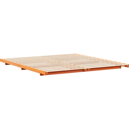  Krevet s daskama Vo&amp;scaron;tano smeđa 180 x 210 cm Masivna borovina Slike