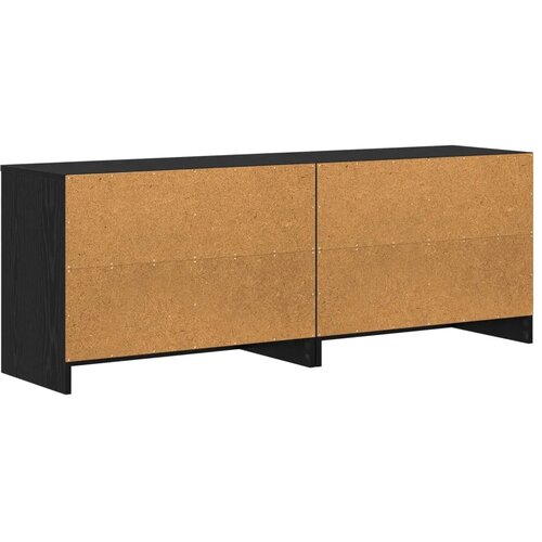  Ormarić za krevet s policom 2 kom. Crni hrast 66 x 33 x 48 cm - Crni hrast Slike
