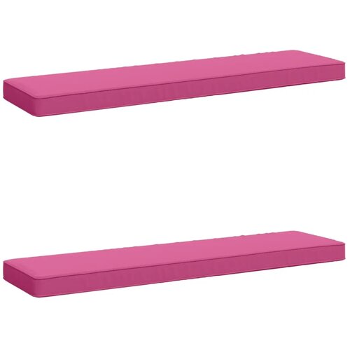  Jastučići za klupe - 2 dijela VUGHT 2 pcs 100% poliester - Roza (poliester) 100 x 30 cm 2 Cijene