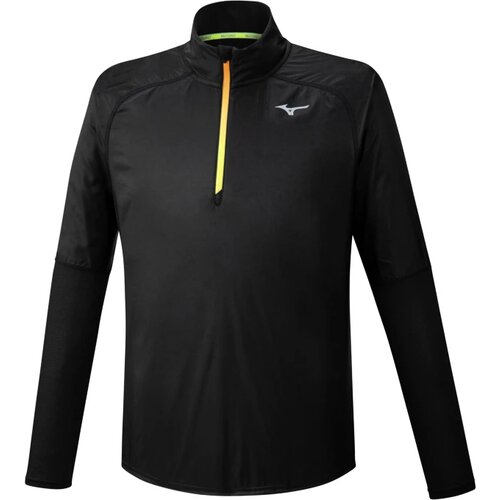Mizuno Men&amp;#039;s sweatshirt Dryaeroflow LS HZ black, S Slike