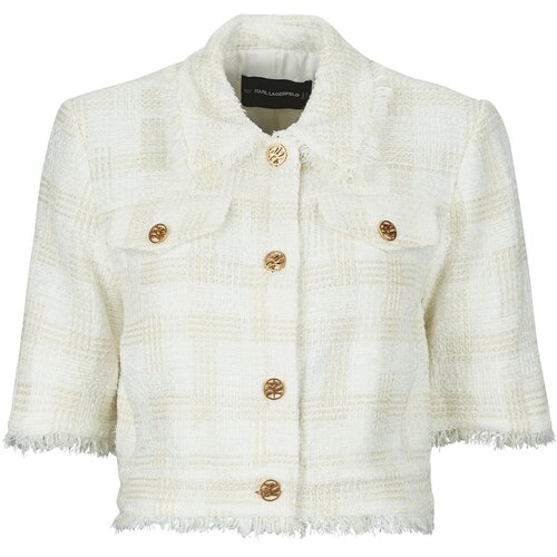 Karl Lagerfeld BOUCLE JACKET Bež Cene
