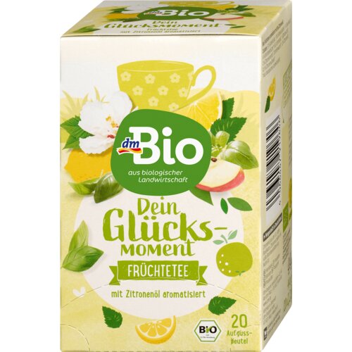 dmBio Voćni čaj, jabuka i hibiskus, 20 kesica x 2,2g 44 g Cene