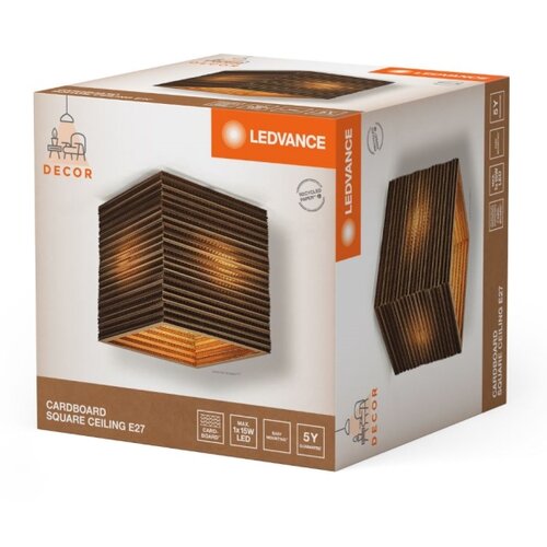 Ledvance plafonsko svetlo decor cardboard 1xE27/15W/230V 25x25 cm Slike
