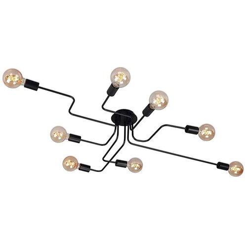 BRILONER 2888-085 - Povr&scaron;inski montiran plafonski luster FARETTO 8xE27/60W/230V crni Cene