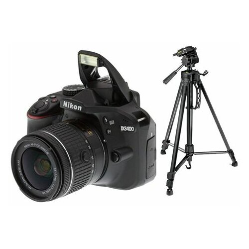 Nikon D3400 Crni SET 18-55mm AF-P digitalni fotoaparat Slike