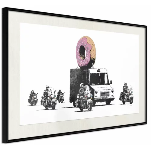  Poster - Banksy: Donuts (Strawberry) 45x30