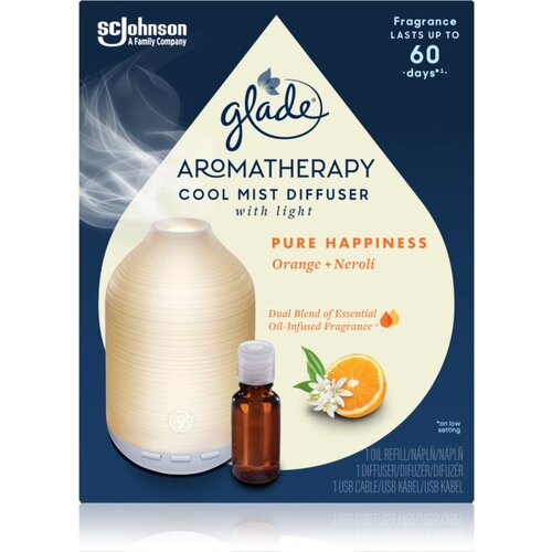 Glade Aromatherapy Pure Happiness aroma difuzer s punjenjem Orange + Neroli 17,4 ml Cene