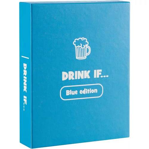Spielehelden Drink if... Blue Edition, Igra pijenja, 100+ pitanja, Igrači: 2+, Dob: 18+, na engleskom jeziku