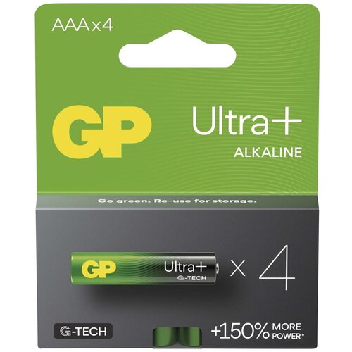 Gp AAA alkalne baterije u setu 4 kom Ultra Plus – Cijene
