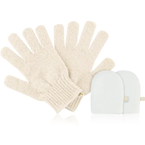 So Eco Exfoliating Gloves and Facial Buffing Pads set (za kupke)