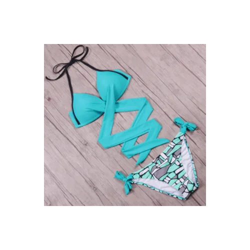 Smania ženski Bikini Siren Wear Blue Mosaic