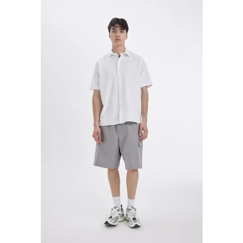 Defacto Cargo Fit Parachute Bermuda Shorts