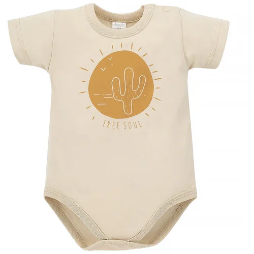 Pinokio Kids's Free Soul Shortsleeve Buttoned Bodysuit